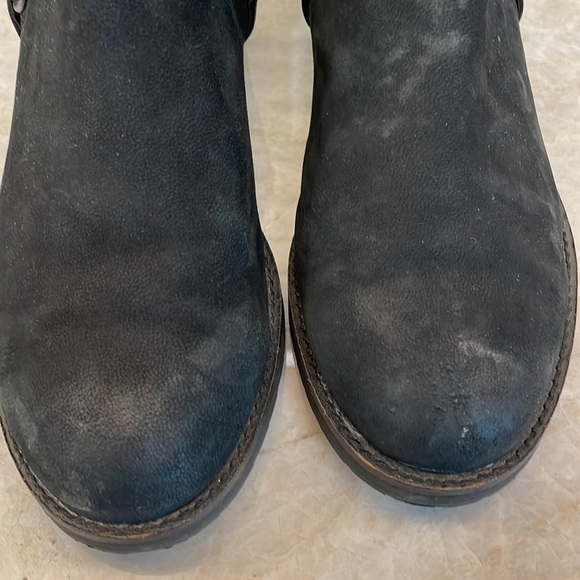 Steve Madden Graahan Suede Black Ankle Booties Size 6.5 - Picture 12 of 12